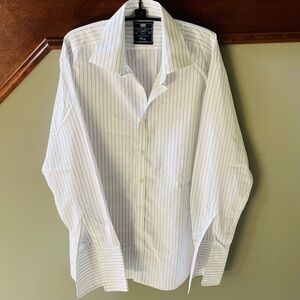 Hawes & Curtis St. James Slim Fit French Cuffs 16/34 London Luxury Cotton Shirt